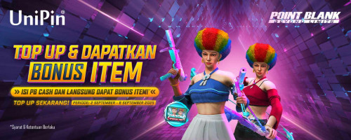 Raih Keuntungan Ganda: Top Up PB Cash dan Dapatkan Bonus Item Eksklusif Selama Periode Terbatas 2 – 8 September 2025!